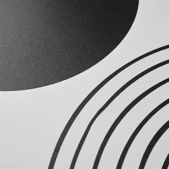 Sale Kirklands Home Cosmic Curl Geometric 3-pc. Grayscale Wall Art