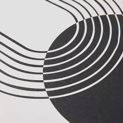 Sale Kirklands Home Cosmic Curl Geometric 3-pc. Grayscale Wall Art