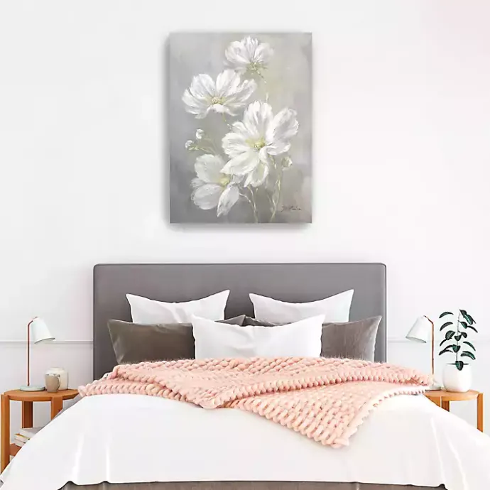Sale Kirklands Home Cosmos Flowers Canvas Art Print