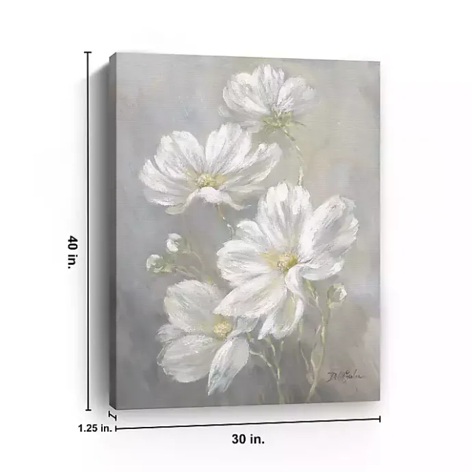 Sale Kirklands Home Cosmos Flowers Canvas Art Print