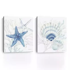 Best Kirklands Home Cottage at the Cape Canvas Art Prints, Set of 2