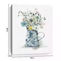 Best Kirklands Home Cottage Garden Blues II Canvas Art Print