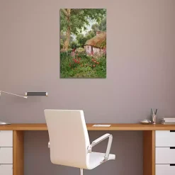 Clearance Kirklands Home Cottage Garden Canvas Art Print Multi