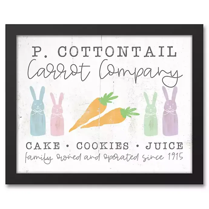 Discount Kirklands Home Cottontail Carrot Co. Framed Canvas Art Print