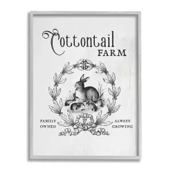 Best Kirklands Home Cottontail Farm Framed Easter Wall Art