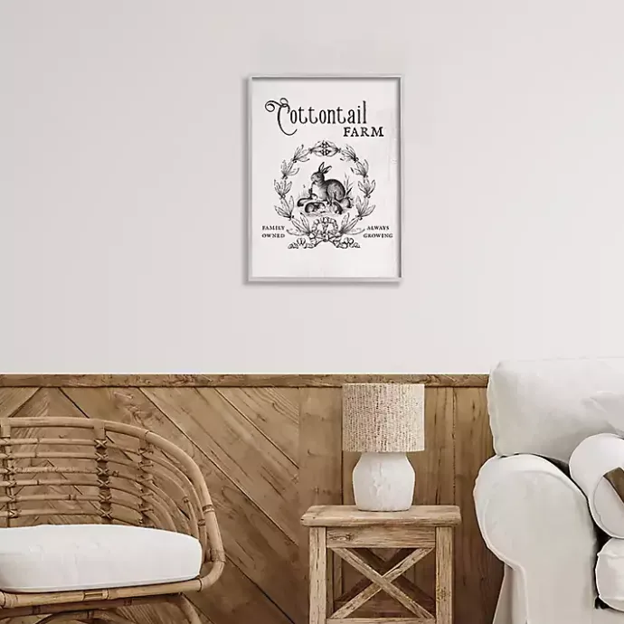 Best Kirklands Home Cottontail Farm Framed Easter Wall Art