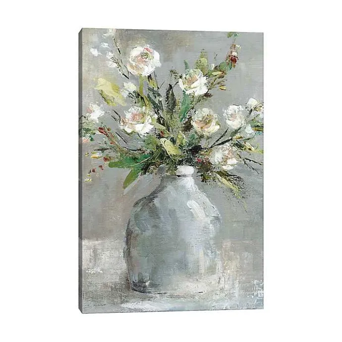 Sale Kirklands Home Country Bouquet I Canvas Art Print Gray