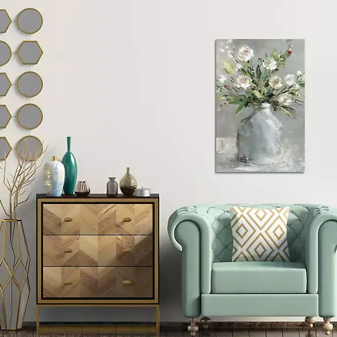 Sale Kirklands Home Country Bouquet I Canvas Art Print Gray