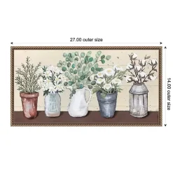 Outlet Kirklands Home Country Cuttings Framed Canvas Art Print