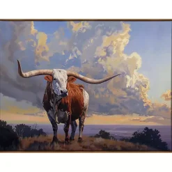 Kirklands Home Country Hill Monarch Framed Canvas Art Print