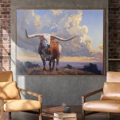 Kirklands Home Country Hill Monarch Framed Canvas Art Print