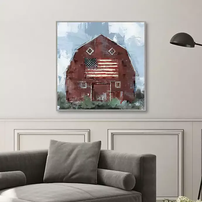 Outlet Kirklands Home Country Pride Framed Canvas Art Print