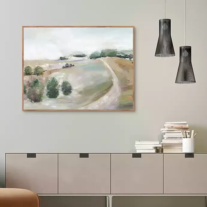 Online Kirklands Home Country Road Hill Framed Canvas Art Print Multi