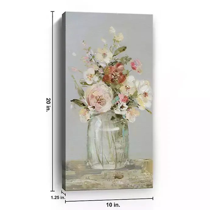 Outlet Kirklands Home Country Time Arrangement Canvas Art Print Gray