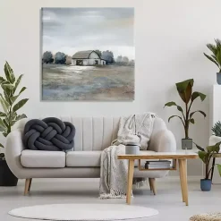 Clearance Kirklands Home Countryside Barn Canvas Art Print, 36x36 in. Gray