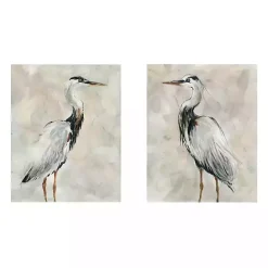 Best Kirklands Home Crane at Dusk Giclee Canvas Art Prints, Set of 2