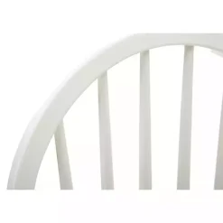 Kirklands Home Cream & Natural Wooden Dining Chairs, Set of 2 White