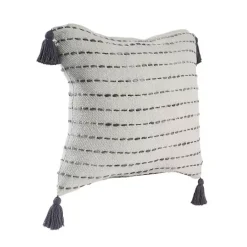 Outlet Kirklands Home Cream & Navy Ombre Dash Throw Pillow Blue