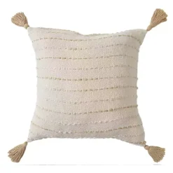Hot Kirklands Home Cream & Neutral Ombre Dash Throw Pillow Tan