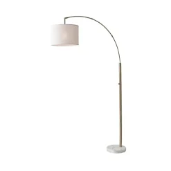 Best Kirklands Home Cream Bowman Arched Floor Lamp White