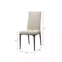 Best Kirklands Home Cream Bronze Metal Base Dining Chairs, Set of 2 Ivory