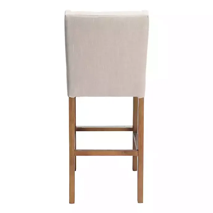 Hot Kirklands Home Cream Button Tufted Kia Barstool Ivory