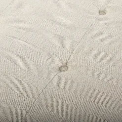 Sale Kirklands Home Cream Button Tufted Storage Ottoman Ivory