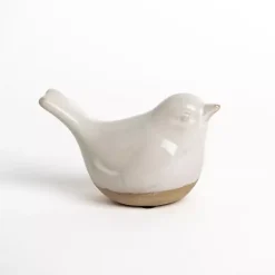 Best Kirklands Home Cream Ceramic Bird Figurine Ivory