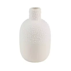 Clearance Kirklands Home Cream Ceramic Pearl Mini Vases, Set of 3 White