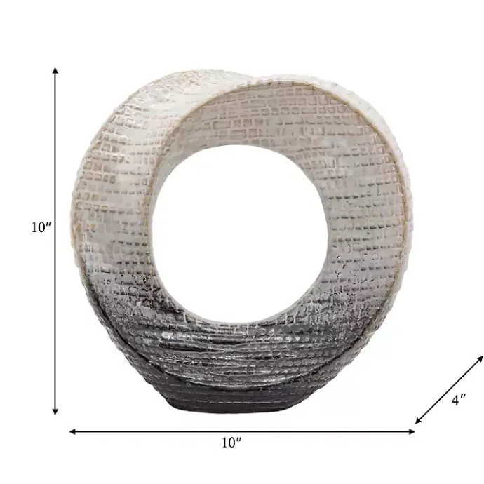 Best Kirklands Home Cream Circle Sculpture