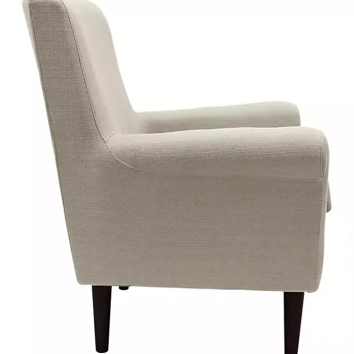 Sale Kirklands Home Cream Ellen Rolled Arms Accent Chair White