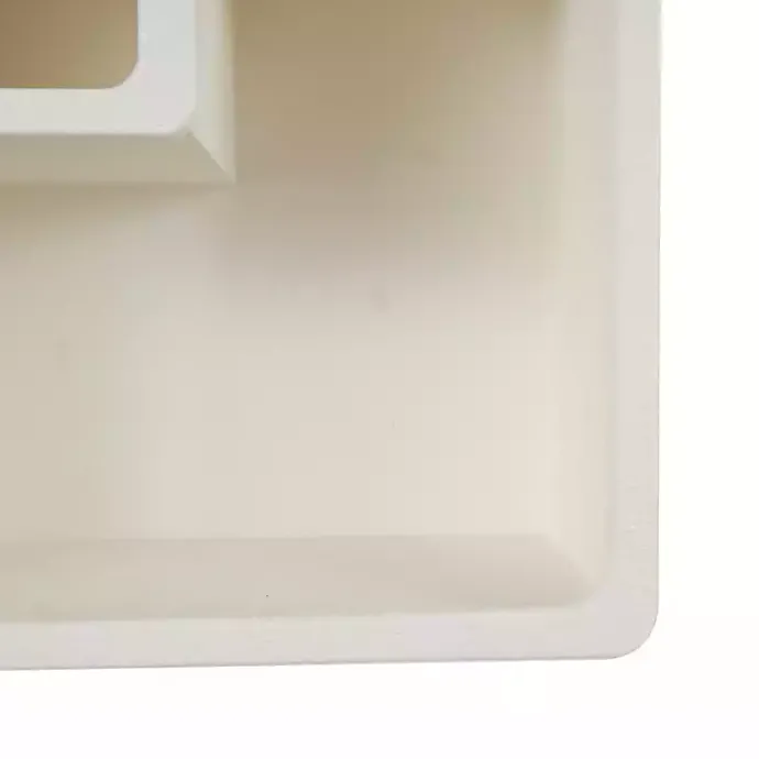 Outlet Kirklands Home Cream Geometric 5-Section Wall Shelf