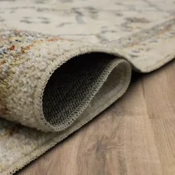 Sale Kirklands Home Cream Granary Floral Runner, 2x10 Ivory