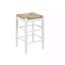 Best Kirklands Home Cream Handwoven Counter Stool White
