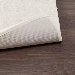 Kirklands Home Cream High Pile Marshmallow Bath Mat, 72 in. Ivory