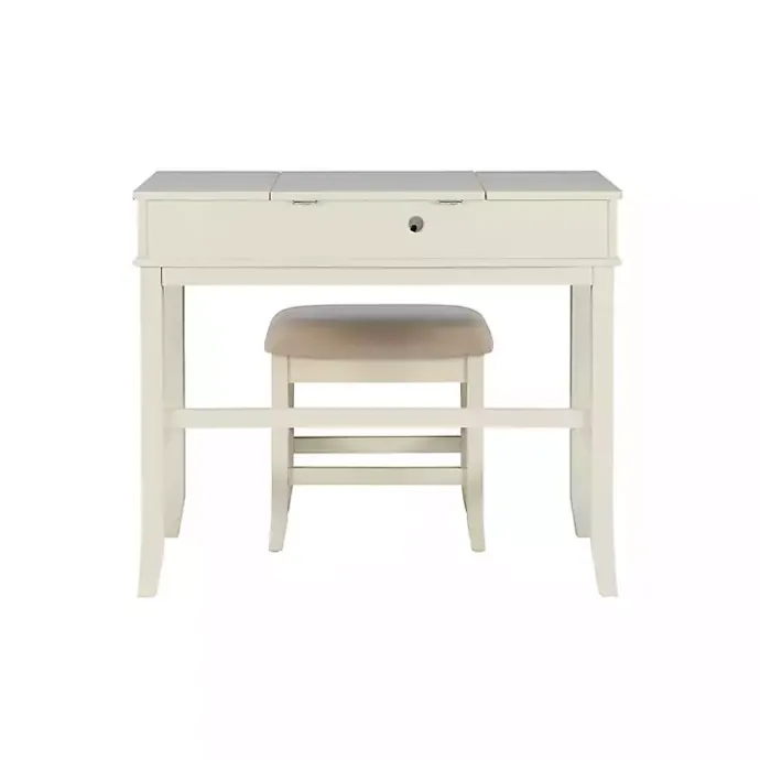 Hot Kirklands Home Cream Jennifer Flip-Top 2-pc. Vanity Set White
