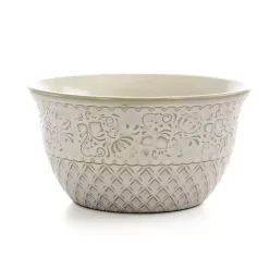 Discount Kirklands Home Cream Lotus Pattern 16-pc. Square Dinnerware Set Ivory