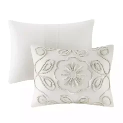 Outlet Kirklands Home Cream Medallion California King Comforter Set White