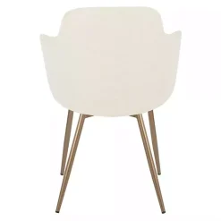 Kirklands Home Cream Modern Accent Chairs, Set of 2 White