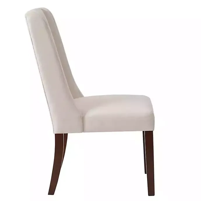 Best Kirklands Home Cream Parson Dining Chairs, Set of 2 Ivory