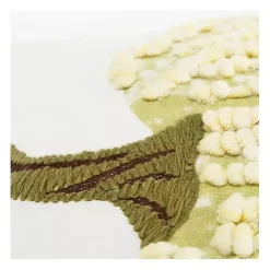 Clearance Kirklands Home Cream Pumpkin with Stem Harvest Throw Pillow Ivory