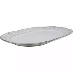 Clearance Kirklands Home Cream Scalloped Clay 2-pc. Serveware Set Ivory