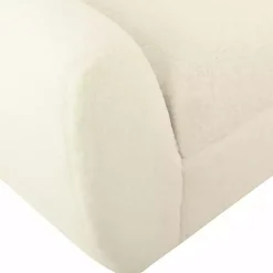 Sale Kirklands Home Cream Sherpa and Wood Storage Bench Ivory