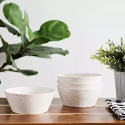 Discount Kirklands Home Cream Simple Things Bowls, Set of 4 Ivory