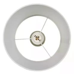 Clearance Kirklands Home Cream Speckled Ceramic Table Lamp White