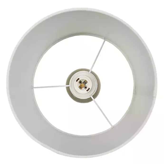 Clearance Kirklands Home Cream Speckled Ceramic Table Lamp White