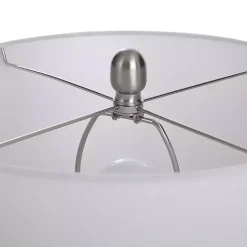 Discount Kirklands Home Cream Speckled Two Tone Table Lamp White