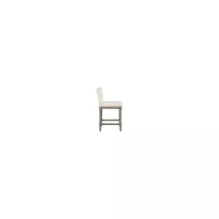 Clearance Kirklands Home Cream Spindle Legs Counter Stool Ivory