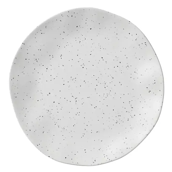 Kirklands Home Cream Terrazzo 12-pc. Melamine Dinnerware Set Ivory