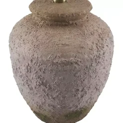 Best Kirklands Home Cream Textured Ceramic Lia Table Lamp Ivory